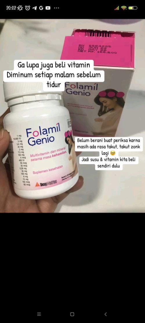 Menanyakan soal obat untuk bumil