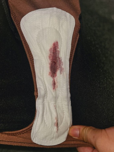 5 weeks & 2 days with bleeding