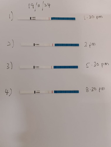 TEST KIT POSOTIVE?