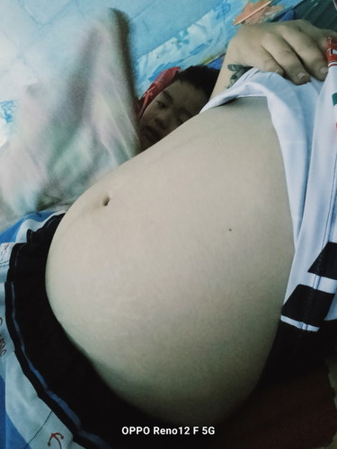 ท้อง8เดือนท้องเล็กมากค่ะน้องจะตัวเล็กมั้ยค่ะ กินเยอะก่ไม่ได้อ๊วก
