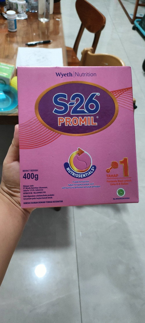 Dijual sufor S-26 tahap 1 (0-6bulan)
80rb / 400gr