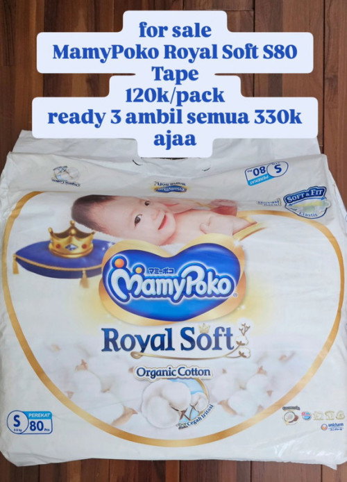For Sale Pampers MamyPoko Tape S80