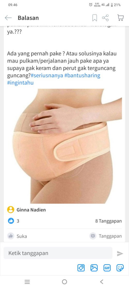 Sabuk penyangga perut