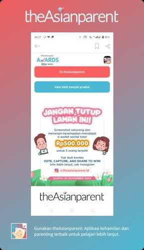 Aku sudah vote! Sekarang giliranmu
