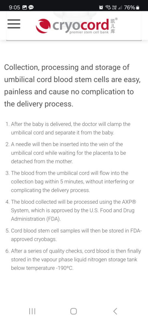 Cord Blood Bank untuk Stem Sel