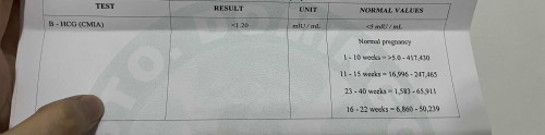 Beta-HCG at pampa-itlog