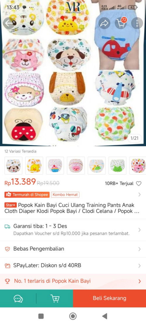 Mau ngajarin ana toilet training