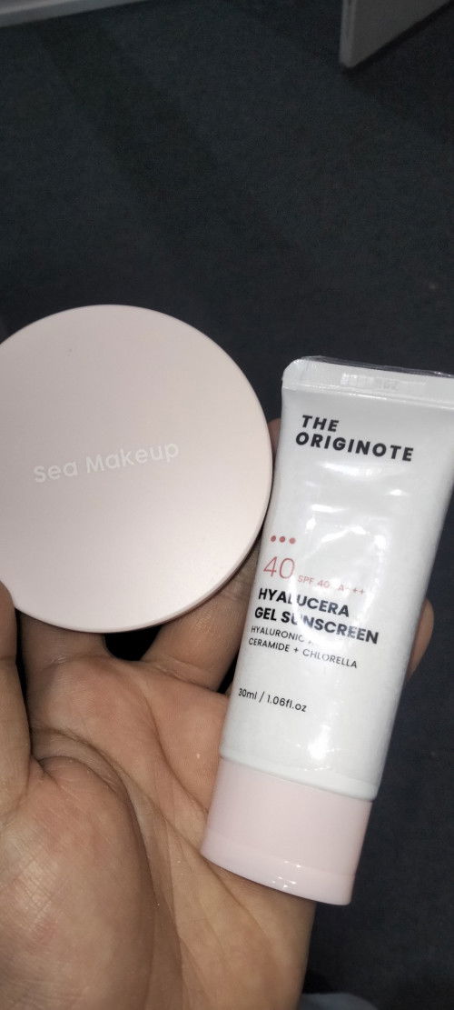 Bedak padat sea make up dan suncreen originate