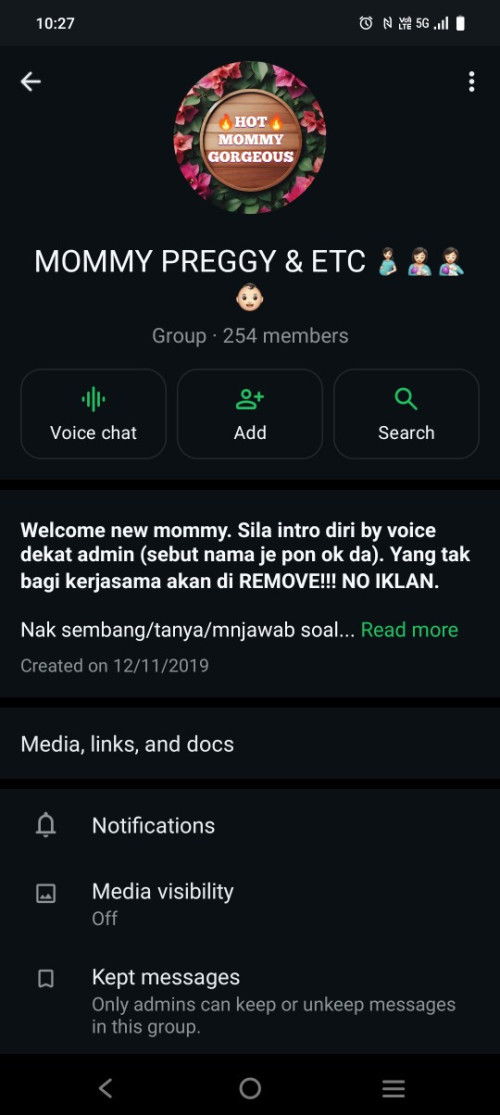 Jom join grup sembang mommy