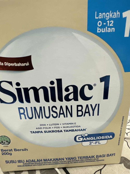 Susu similac 1 rumusan bayi utk dijual. ada yang berminat boleh dm. anak xserasi.