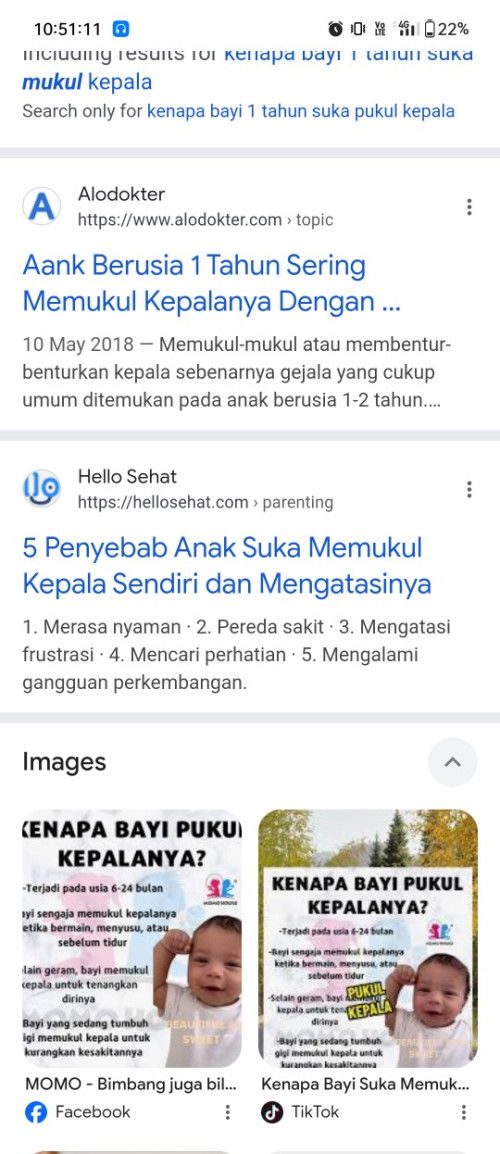 Anak suka tepuk kepala