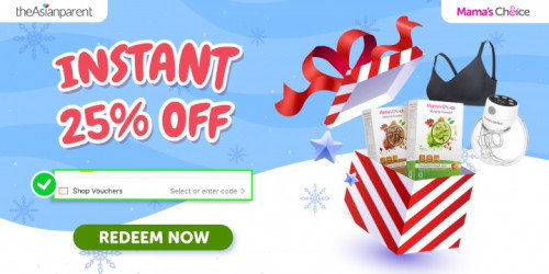 Snag this 25% OFF Discount Voucher 💸 from Mama's Choice now! 😍