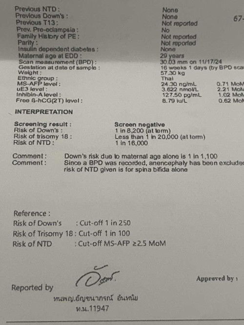 รีวิว ตรวจคัดกรองดาวน์ซินโดรมฟรี รพ.รัฐ (ฉบับคนฝากท้องคลินิก)