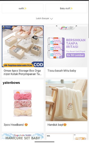 Haiiiii..Boleh nih bunda-bunda yg sedang cicil perlengkapan baby bisa cek koleksi nya😍