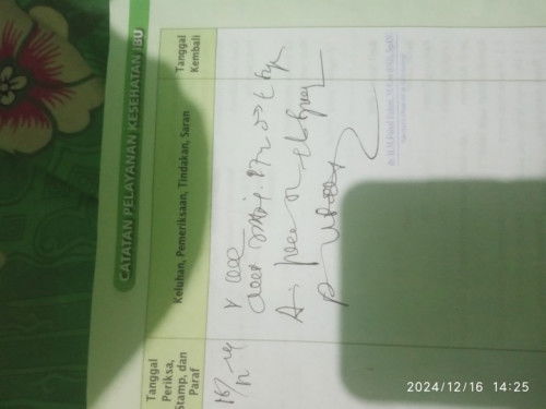 Dok boleh tolong artikan tulisan dr yg saya foto