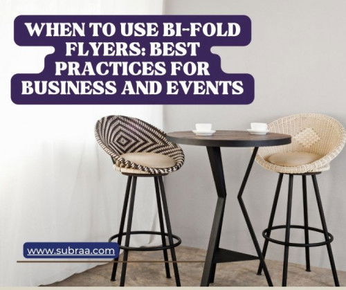 When to Use Bi-Fold Flyers: Best Practices for Business and Events — Subraa