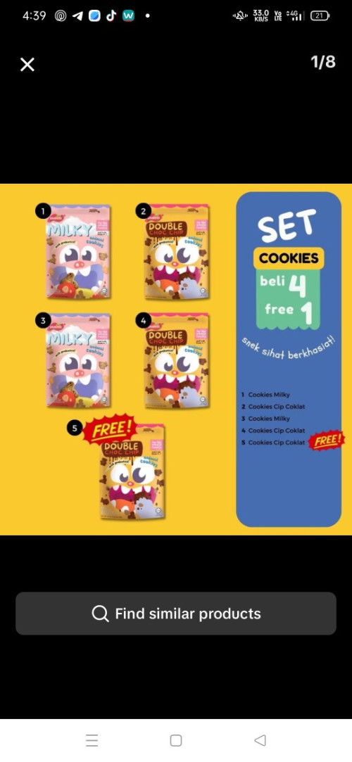 Biskut ank umur setahun