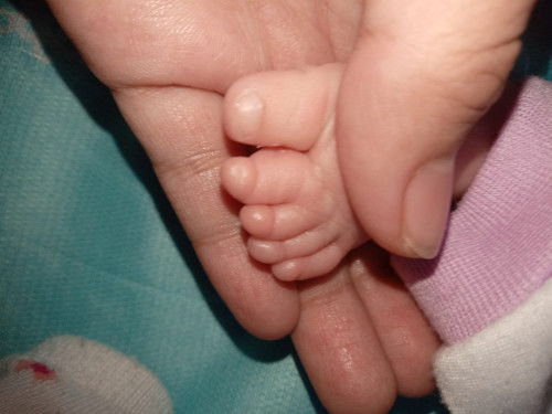 Daliri sa paa ni baby