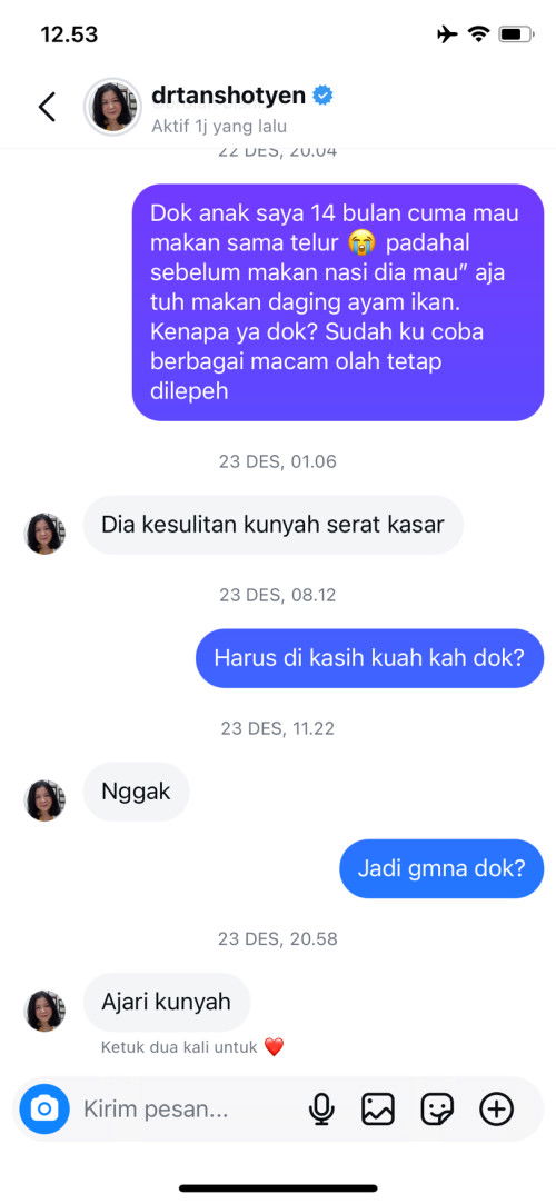 Tolong ini maksudnya gimana caranya ajari kunyah