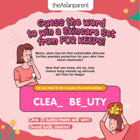 HAPPY NEW YEAR MOMS! π GET A CHANCE TO WIN A SELFCARE POUCH FROM FOR KEEPS! π
