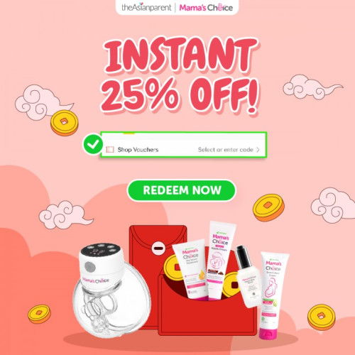 Instant 25% discount from Mama's Choice is here! 🤑