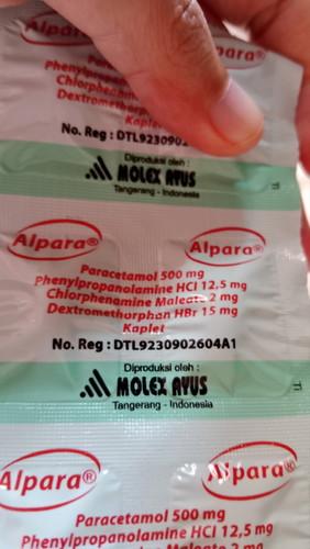 Aman gak disaat hamil konsumsi obat flu alpara??