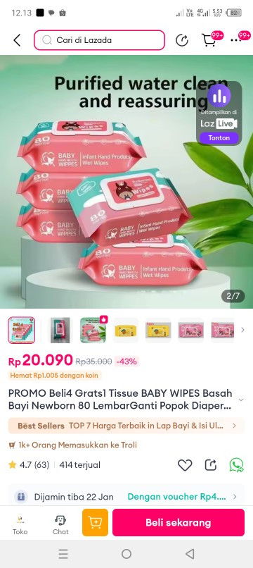 Bun mau tanya dong tisu basah ini aman ngga sih untuk baby