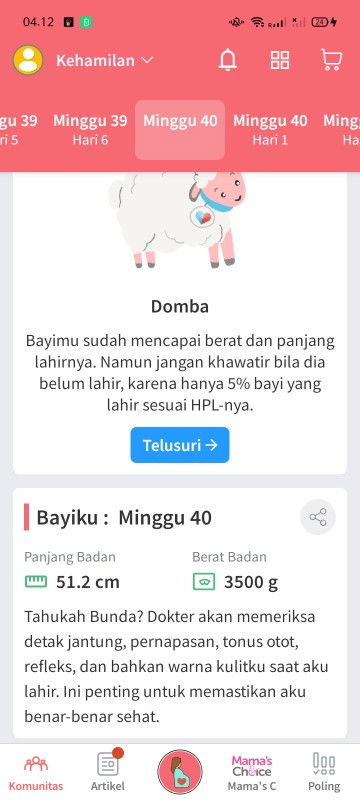 Bun mohon doanya donk mudah"an saya CPT lahiran.gk enak banget ngerasain konpal .hpl tgl 20 🥺🤲