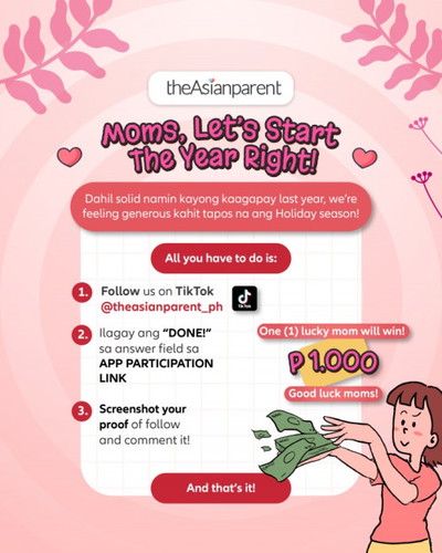 You have a chance to win P1,000, moms! FOLLOW OUR TIKTOK, ANSWER DONE, AND COMMENT YOUR SCREENSHOT!