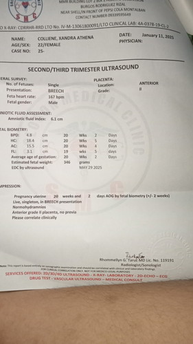 20weeks and 2days ang nakalagay sa papel pero 18weeks and 2days sa mismong picture ng ultrasound ano