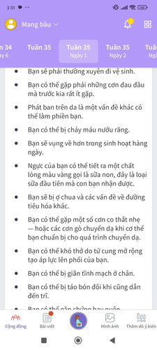 35w xuất hiện cơn gò, cơn co thắt tử cung, cảm giác nó đau như đến kinh nguyệt các mom ạ :((
