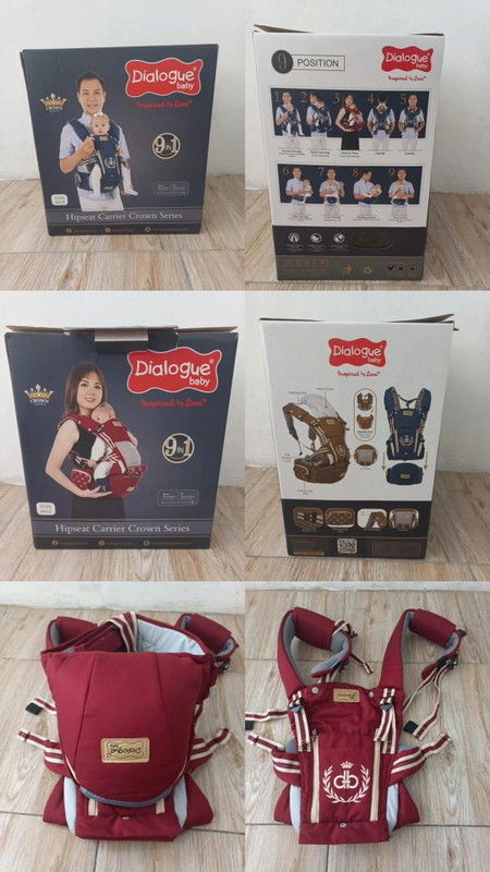 Gendongan baby dialogue hipseat