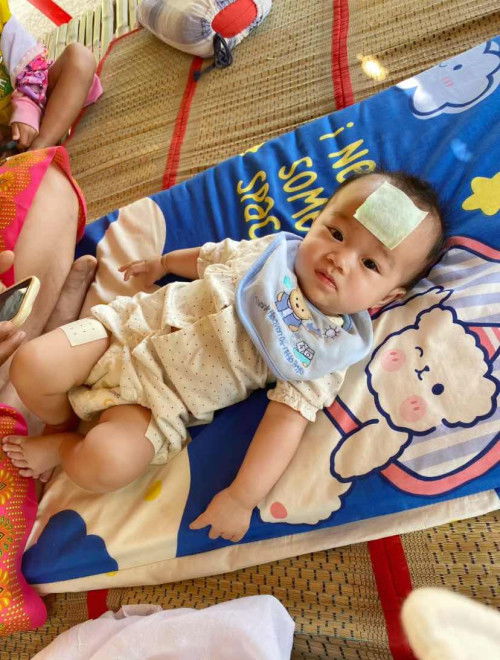 ฉีดวัคซีน 4เดือนค่ะ 🤍🤭