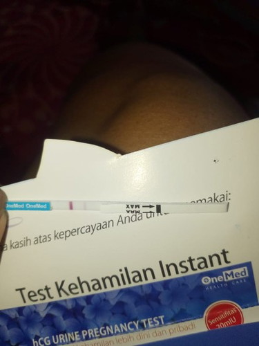 4 kali di tespek positif tapi blum tlat haid hamil ga bun