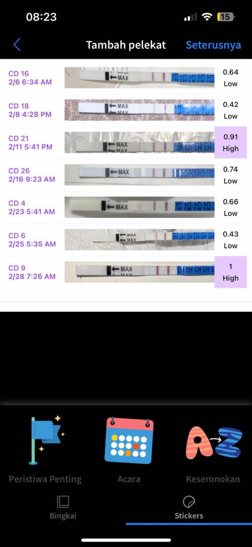 pregnant atau baru subur