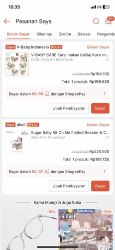 Baby chair mpasi
