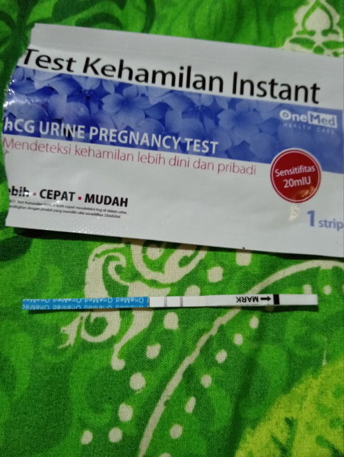 Bun mau tanya ini hasilnya positif apa gimana bun soalnya garisnya masih samar