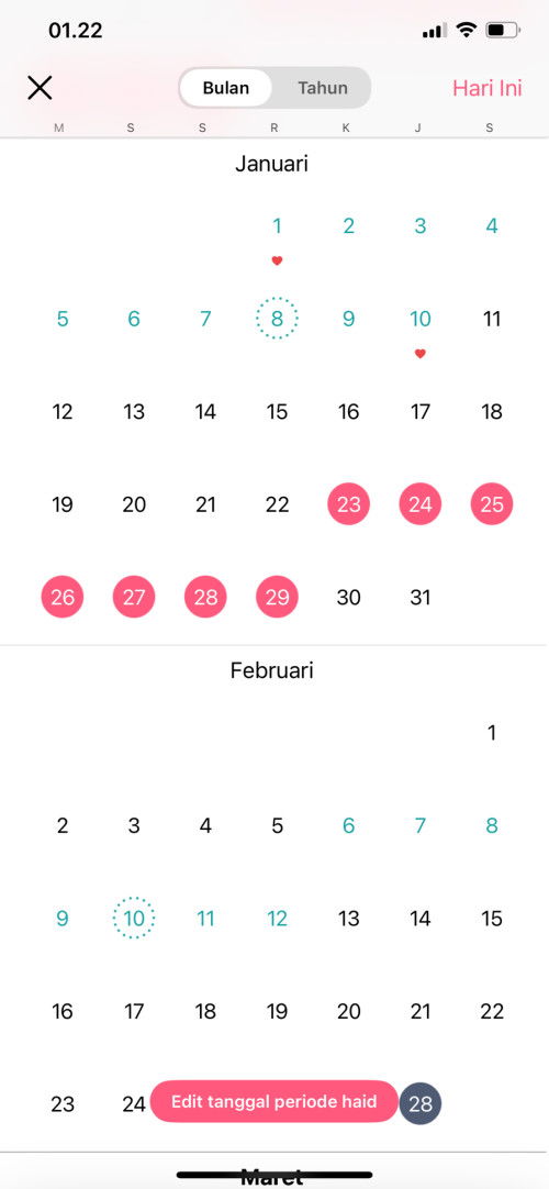 HPHT yang mana yg harus dipakai tanggalny