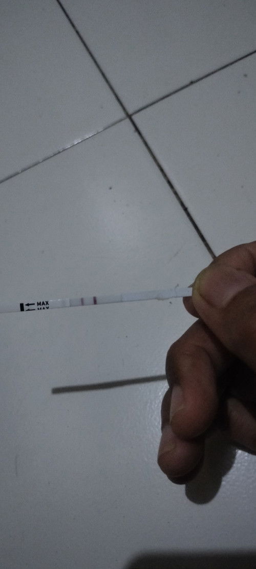 Perbedaan testpack setelah terjadi flek dan keluar darah selama 3hari