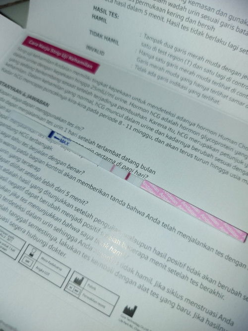 Hpht 10 Februari. Klo hasil tespek nya kek gitu, udh bisa cek ke bidan atau spog gk ya bund?