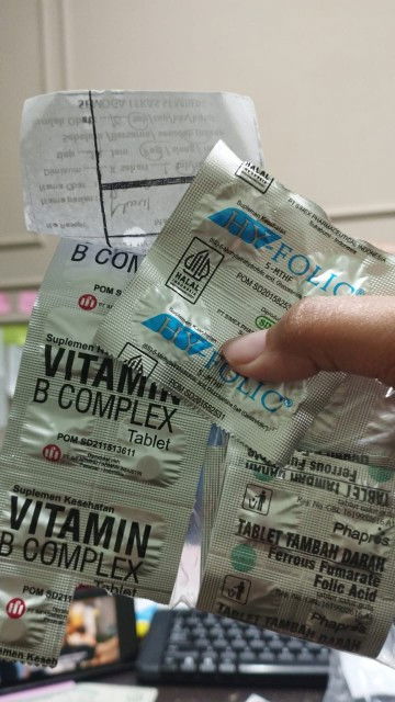 Vitamin dan Obat Bumil TM 1