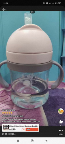 Botol air straw