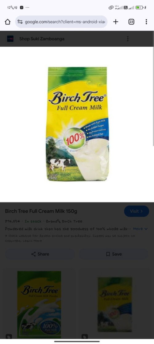 hello mga mi, sino na naka try ng birch tree full cream milk? nag tatransition na kasi kami from
