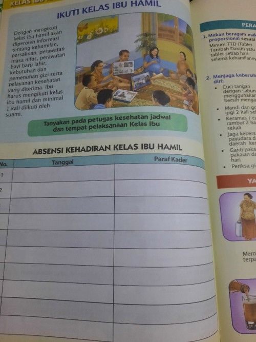 Kelas hamil dibuku KIA