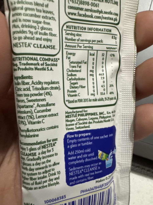 Is Nestea Cleanse safe for pregnant women?