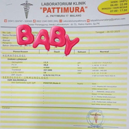 BAYI 9 BULAN INFEKSI TIPES