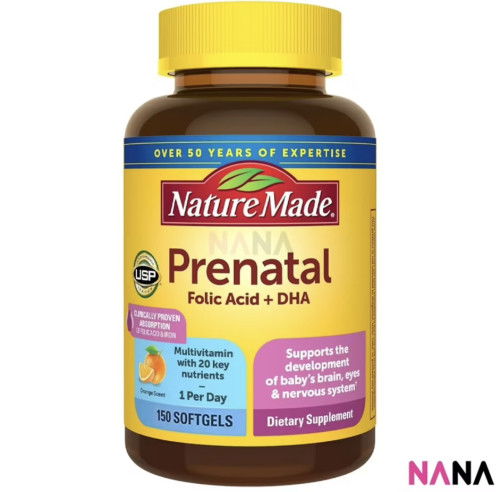 มีเเม่ท่านไหนสนใจหาร prenatal Folic Acid + DHA 150 softgels