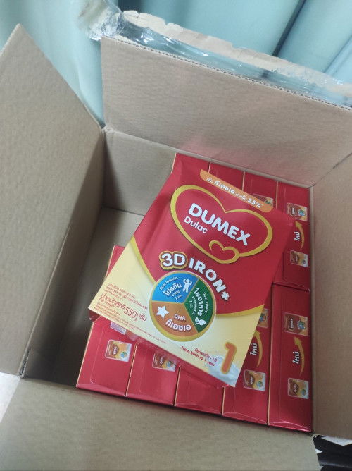 นมผง ดูเม็กซ์สูตร1 ดูแลค ไอรอนพลัส 550 กรัม นมผงเด็กแรก เกิด-1ปี นมผง Dumex Dulac นมดูแลคสูตร1