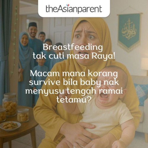 Raya-Raya Pun, Baby Tetap Nak ‘Snack’ Setiap Jam! 🤱🏻