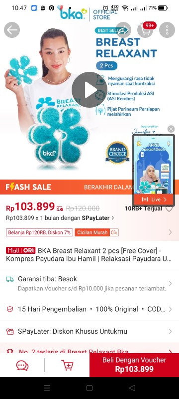 Breast relaxant ( kompres payudara)